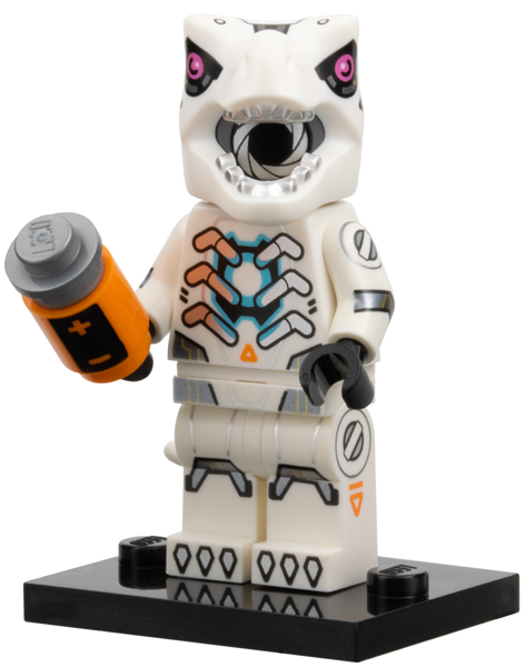 Robot T. rex, Series 29 (Complete Set with Stand and Accessories)