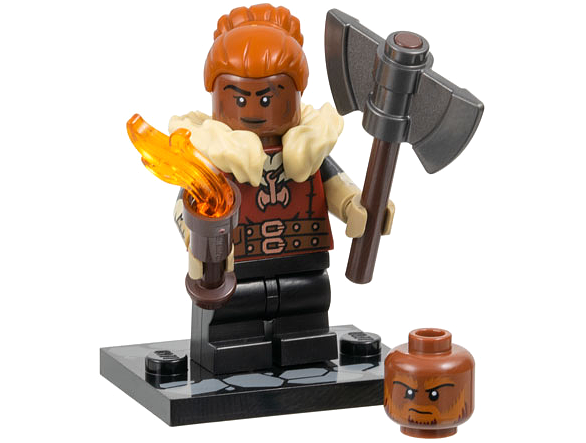 Dwarf Barbarian, Dungeons & Dragons (Complete Set with Stand and Accessories)
